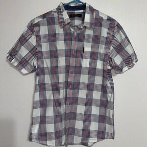Ben Sherman Mens short sleeve button up size M